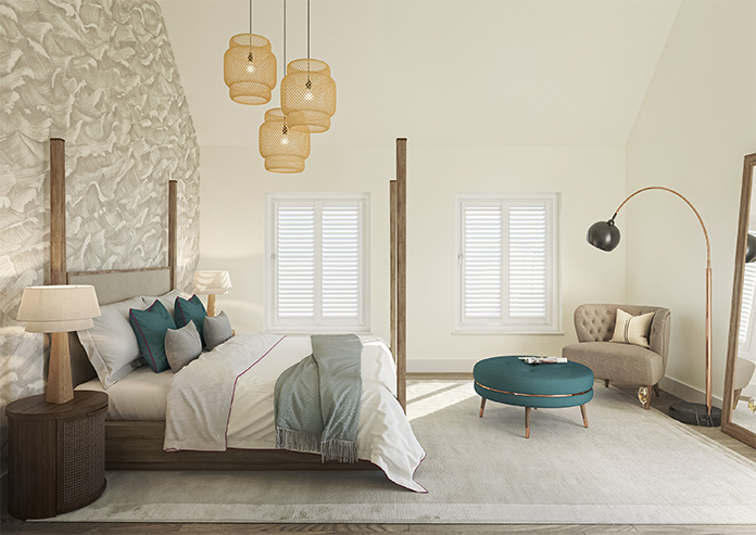 Sierra, Ice White - Perfect Fit Shutter Blind - Image 14